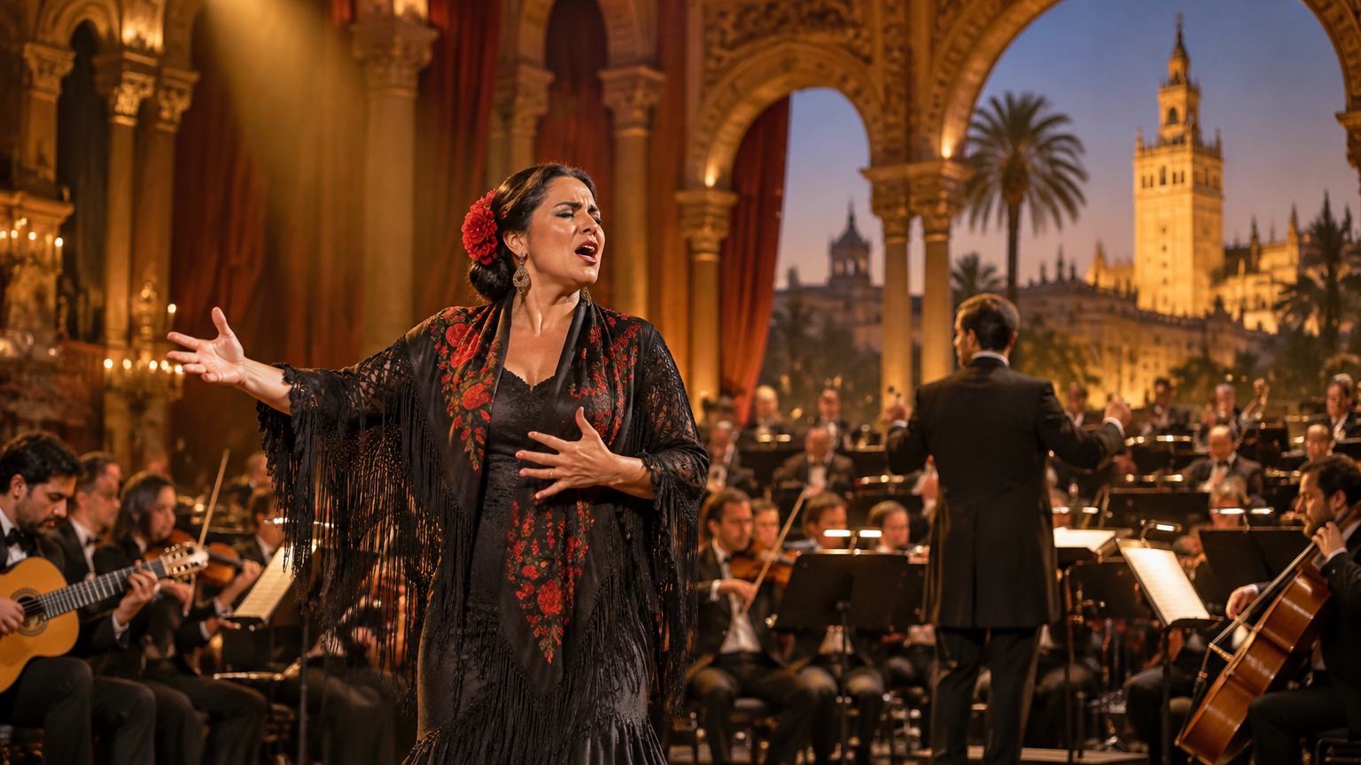 Flamenco i världsklass: Marina Heredia gästar Sevilla med symfoniorkester