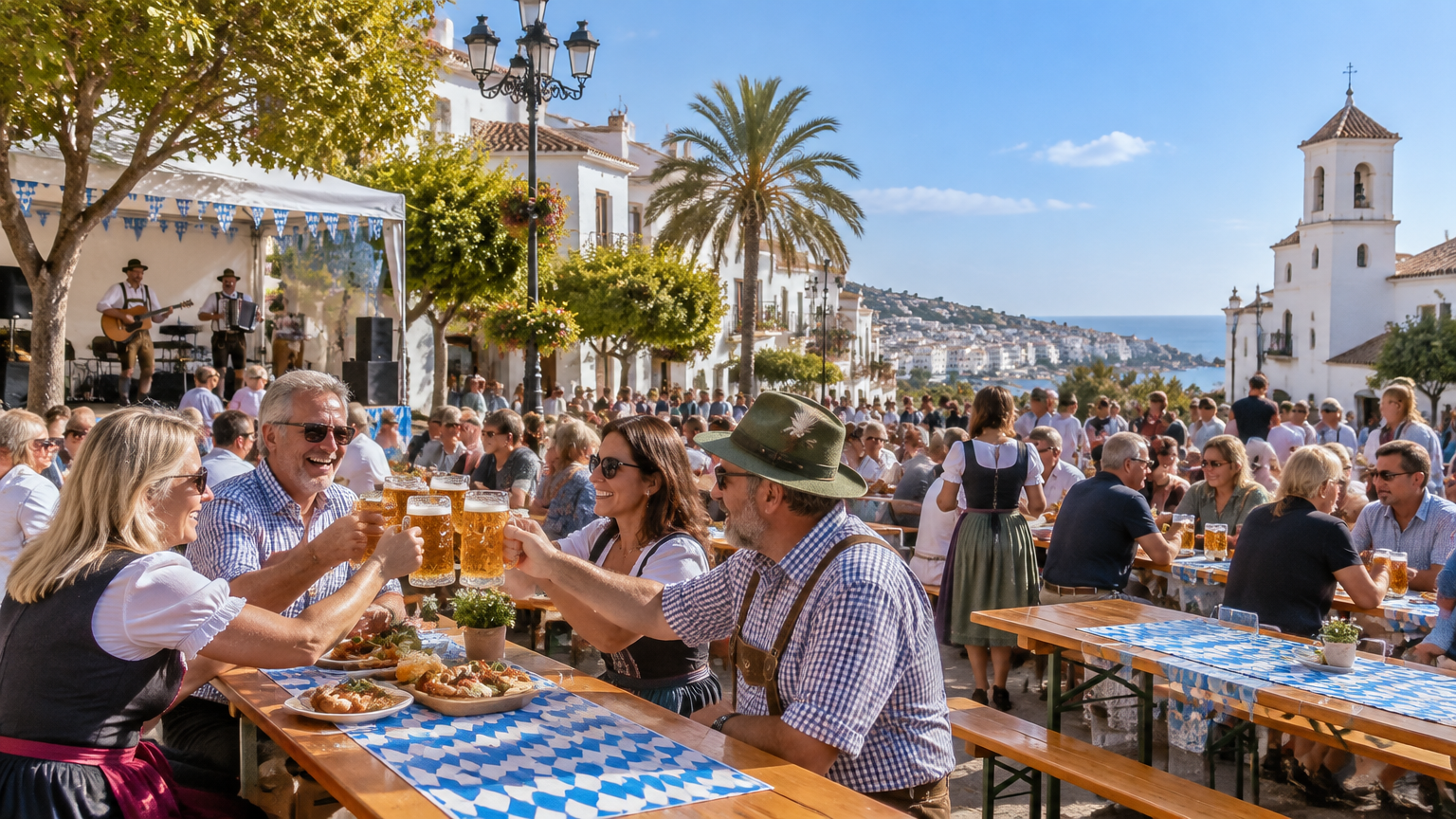 Fira Oktoberfest under solen: Ölfest och musik i Benalmádena