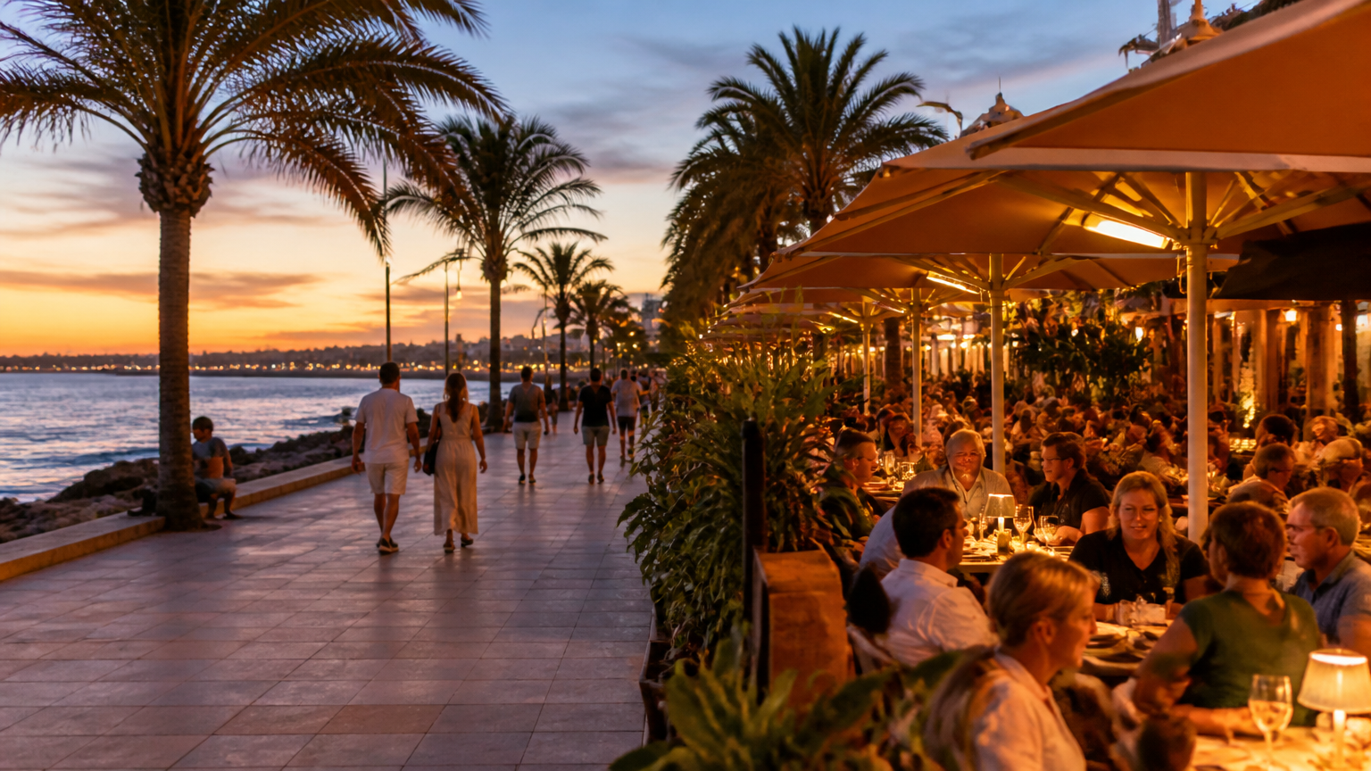 Tropisk sensommar i Málaga: Njut av de varma kvällarna