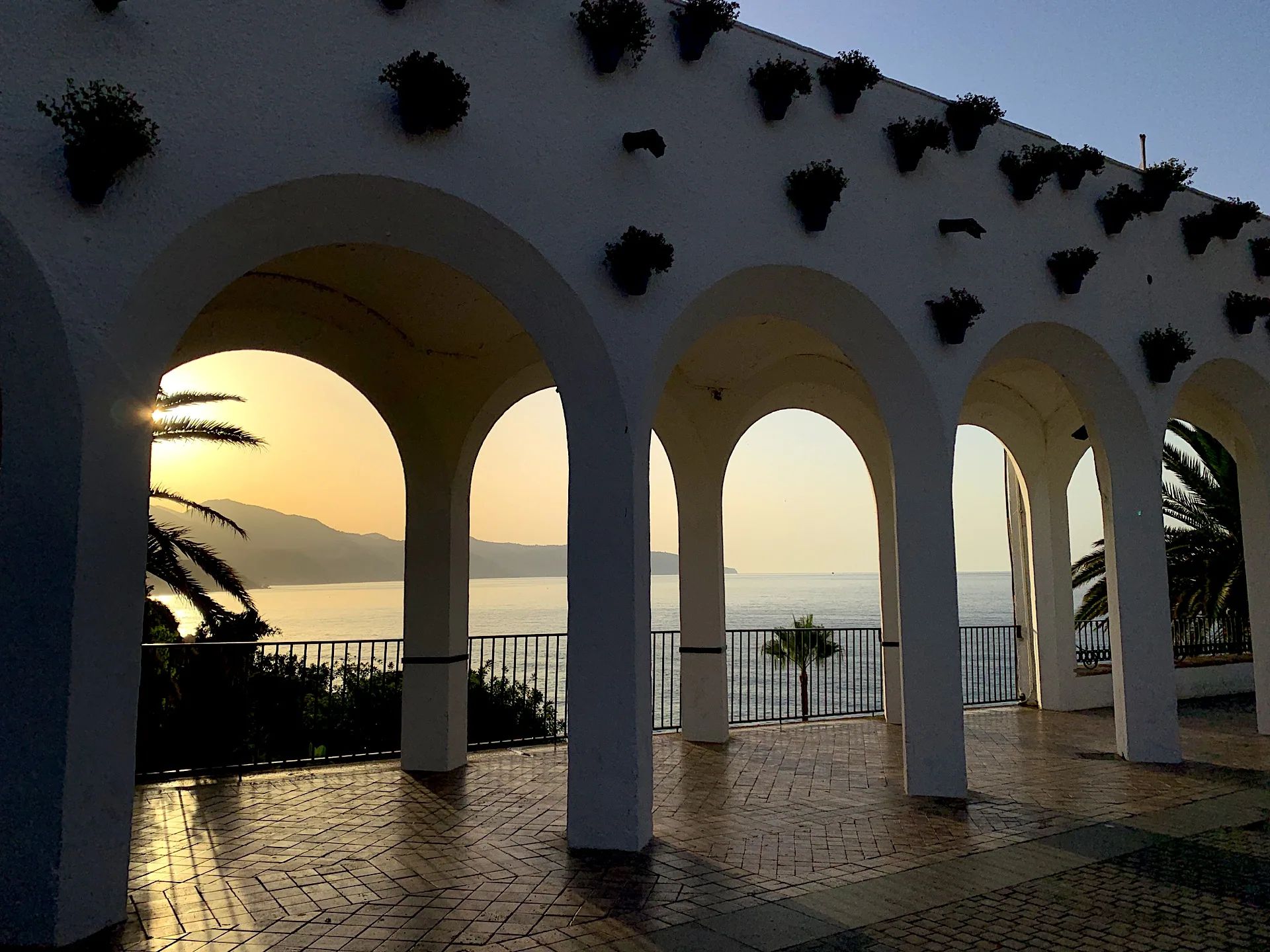 Nerja kusten från ovan